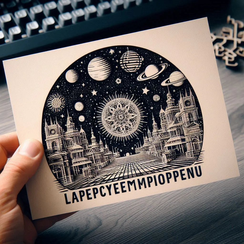 Grawerowanie i cięcie laserem papieru